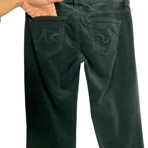 AG The Angel Boot Cut Black Corduroy Pants, size 27R - Picture 8 of 16